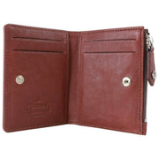 Vivienne Westwood Slim Flap Supple Leather Card Holder - Chestnut Brown