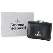 Vivienne Westwood Smooth Small Frame Purse - Black