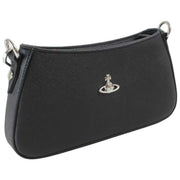 Vivienne Westwood Tasha Saffiano Shoulder Bag - Black