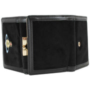 Vivienne Westwood Velvet Small Frame Purse - Black