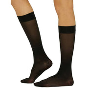 Wolford Pure Energy Vitalizer 30 Denier Knee High Tights - Black