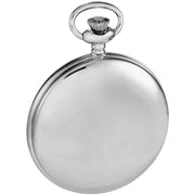 Woodford Twin Lidded Mechanical Pocket Watch - Silver