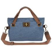 ZEDE Pont Des Arts Medium Cross Body Bag - Jean Blue