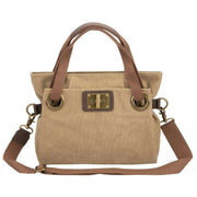 ZEDE Pont Des Arts Mini Cross Body Bag - Beige Khaki