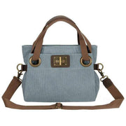 ZEDE Pont Des Arts Mini Cross Body Bag - Blue Grey