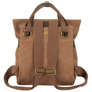 ZEDE Pont Des Arts Small Backpack - Camel Brown