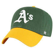 47 Brand Clean Up MLB Oakland Athletics Cap - Green/Yellow