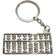 Bassin and Brown Abacus Key Ring - Silver