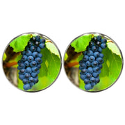 Bassin and Brown Bunch of Grapes Cufflinks - Green/Blue