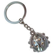 Bassin and Brown Ladybird Keyring - Silver