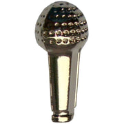 Bassin and Brown Microphone Key Ring - Silver