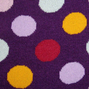 Bassin and Brown Multi Spot Socks - Purple/Multi-colour