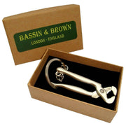 Bassin and Brown Pincer Tool Key Ring - Silver