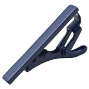 Bassin and Brown Plain Tie Bar - Navy