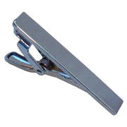Bassin and Brown Plain Tie Bar - Silver