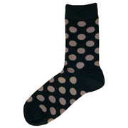 Bassin and Brown Spotted Socks - Black/Beige