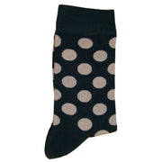 Bassin and Brown Spotted Socks - Black/Beige