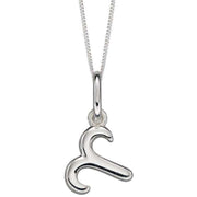 Beginnings Aries Zodiac Necklace - Silver