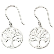 Beginnings Tree of Life Earrings - Silver