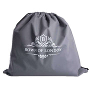 Bown of London Donington Luxury Cotton Long Velvet Smoking Jacket - Burgundy