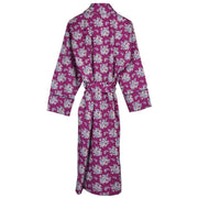 Bown of London Gatsby Paisley Print Cotton Robe - Wine