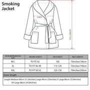 Bown of London Howard Luxury Cotton Short Velvet Smoking Jacket - Burgundy