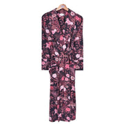 Bown of London Lightweight Dressing Gown - Bengal Rose Black