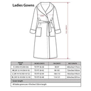 Bown of London Lightweight Dressing Gown - Bengal Rose Black