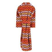 Bown of London New England Zig Zag Dressing Gown - Orange