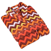 Bown of London New England Zig Zag Dressing Gown - Orange