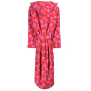 Bown of London Pink Diamond Hooded Dressing Gown - Red/Pink
