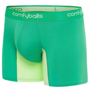 Comfyballs Performance Hybrid Long Boxer - Apple Green