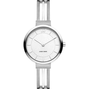 Danish Design Tiara Stripe Watch - Silver/White