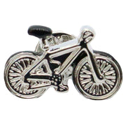 David Van Hagen Bicycle Lapel Pin - Silver
