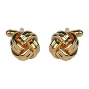 David Van Hagen Double Cord Cufflinks - Gold