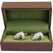 David Van Hagen Fishing Flie Cufflinks - Silver