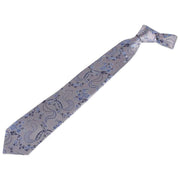 David Van Hagen Floral Tie - Grey