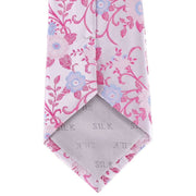 David Van Hagen Floral Tie - Pink