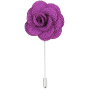 David Van Hagen Flower Lapel Pin - Purple