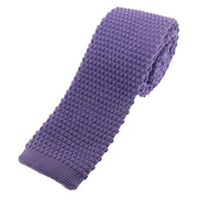 David Van Hagen Knitted Tie - Lilac