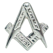 David Van Hagen Masonic Tie Tac - Silver