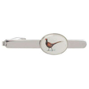 David Van Hagen Pheasant Tie Clip - Silver