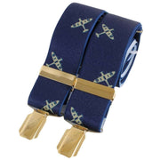 David Van Hagen Spitfire Braces - Navy/Gold