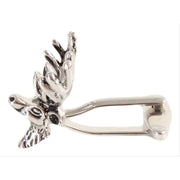 David Van Hagen Stags Head Cufflinks - Silver