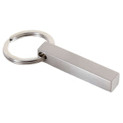 David Van Hagen Stainless Steel Key Ring - Silver