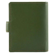 Dents Eden Security Business Card Holder - Olive/English Tan