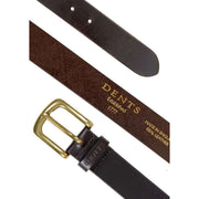 Dents Heritage Smooth Leather Belt - Brown