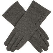 Dents Long Thermal Touchscreen Gloves - Charcoal Grey