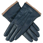 Dents Lorraine Hairsheep Aniline Leather Gloves - Navy