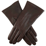Dents Maisie Hairsheep Leather Touchscreen Gloves - Mocca Brown
